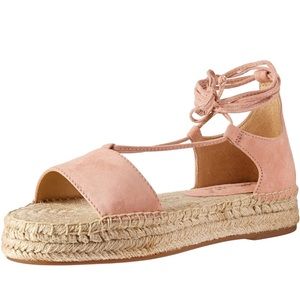 Splendid Fernanda Lace Up Strappy Platform Espadrille Sandals